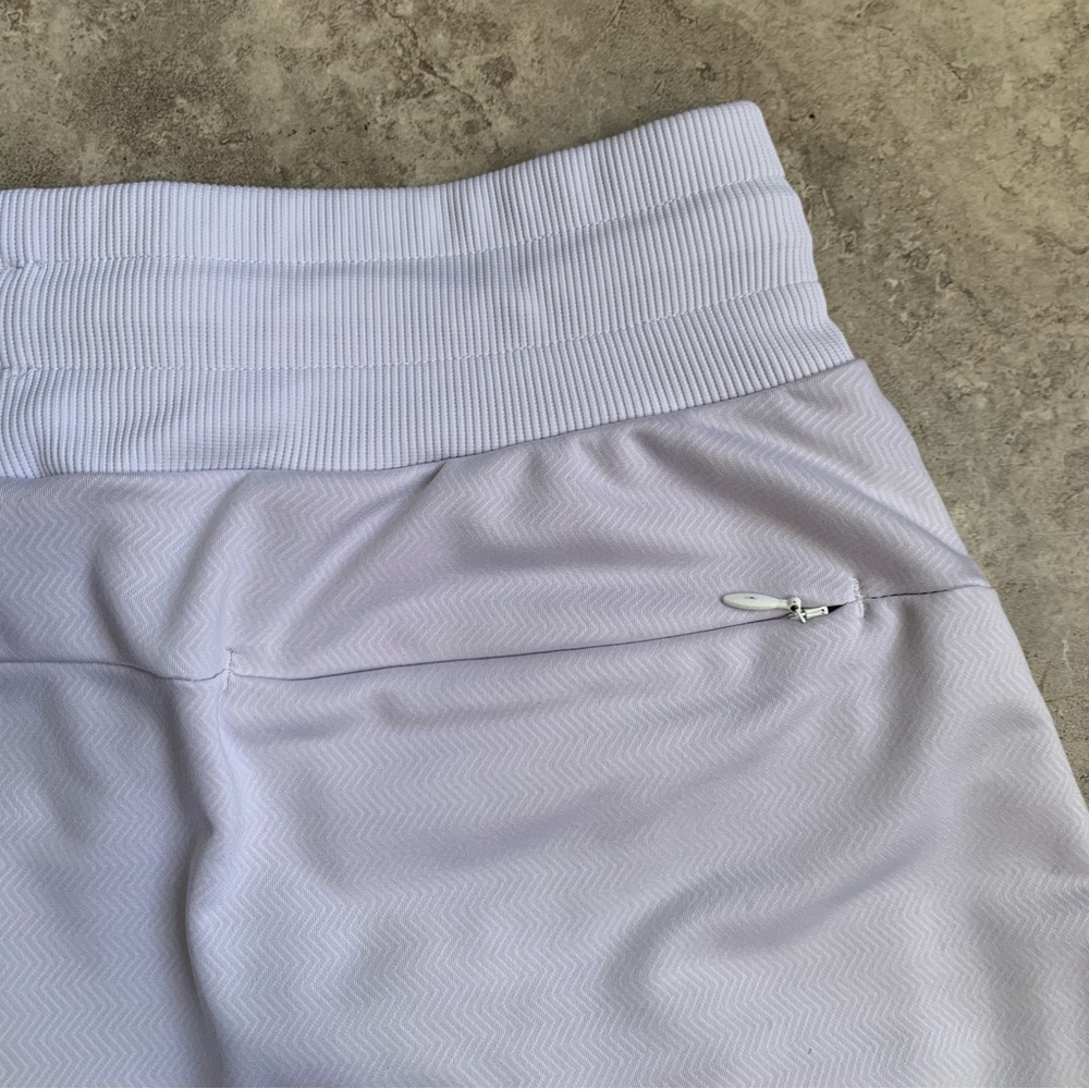 adidas Drawstring Athletic Skort with Zip Pockets - Picture 7 of 10
